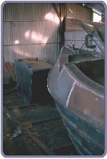 Bow with water tank