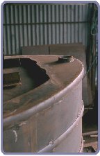 Rudder post fitted plus detail