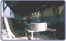 Base plate lifted up