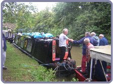 The Black Pig, being inspected by all