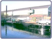 Boats together from the side:About 73ft Long: OK on No 2 Canal