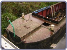 All of the deck to be removed up to the rear load bulkhead