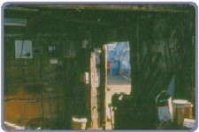 On the wall was the electric supply