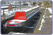 Oak: Dry docked being made ready for selling