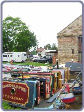 The tent erected  on car park
